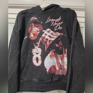 NEW ROD WAVE Black Legends Never Die Hoodie